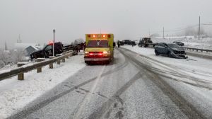 Accident sur le boulevard Malcolm-Fraser dans le secteur de Cap-à-l’Aigle.