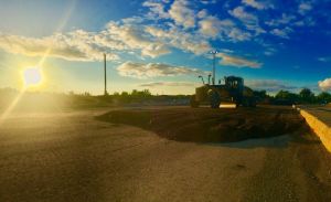 Engin chantier école en Gaspésie