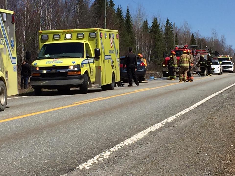 Accident sur le chemin Taché à SaintHubertdeRivièreduLoup TVA