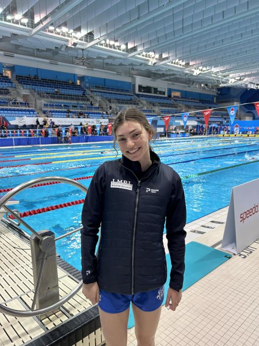 Natation Raphaëlle Tremblay au Championnat canadien TVA CIMT CHAU