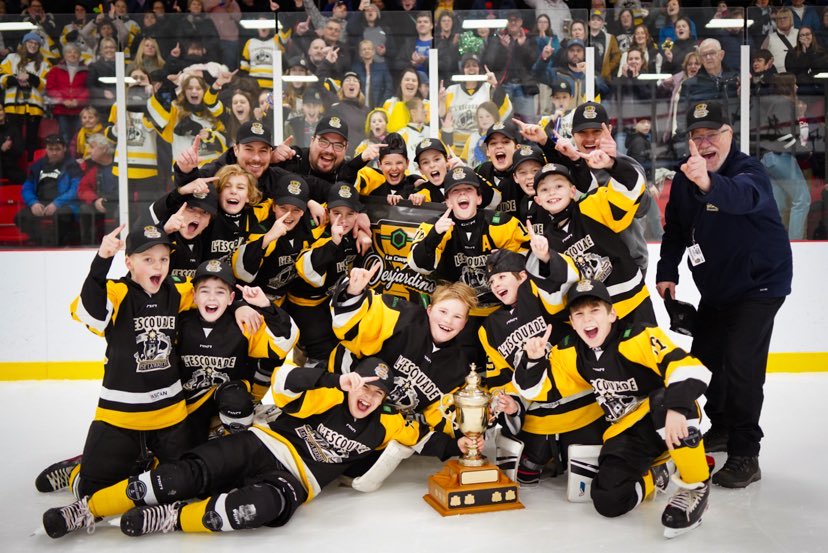 Champions M13AA coupe Desjardins 2024: L’Escouades des Îles