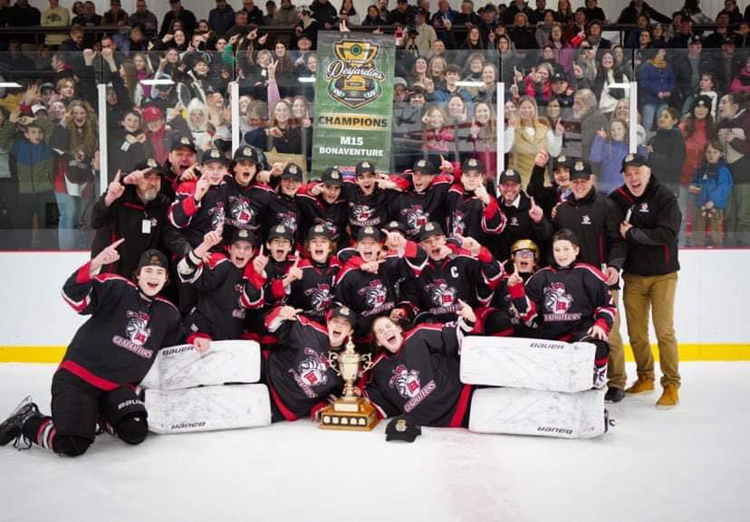 Champions M15AA coupe Desjardins: Gladiateurs de la Baie-des-chaleurs