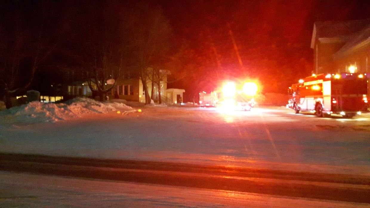 Feu au presbytère de SaintBasile TVA CIMT CHAU