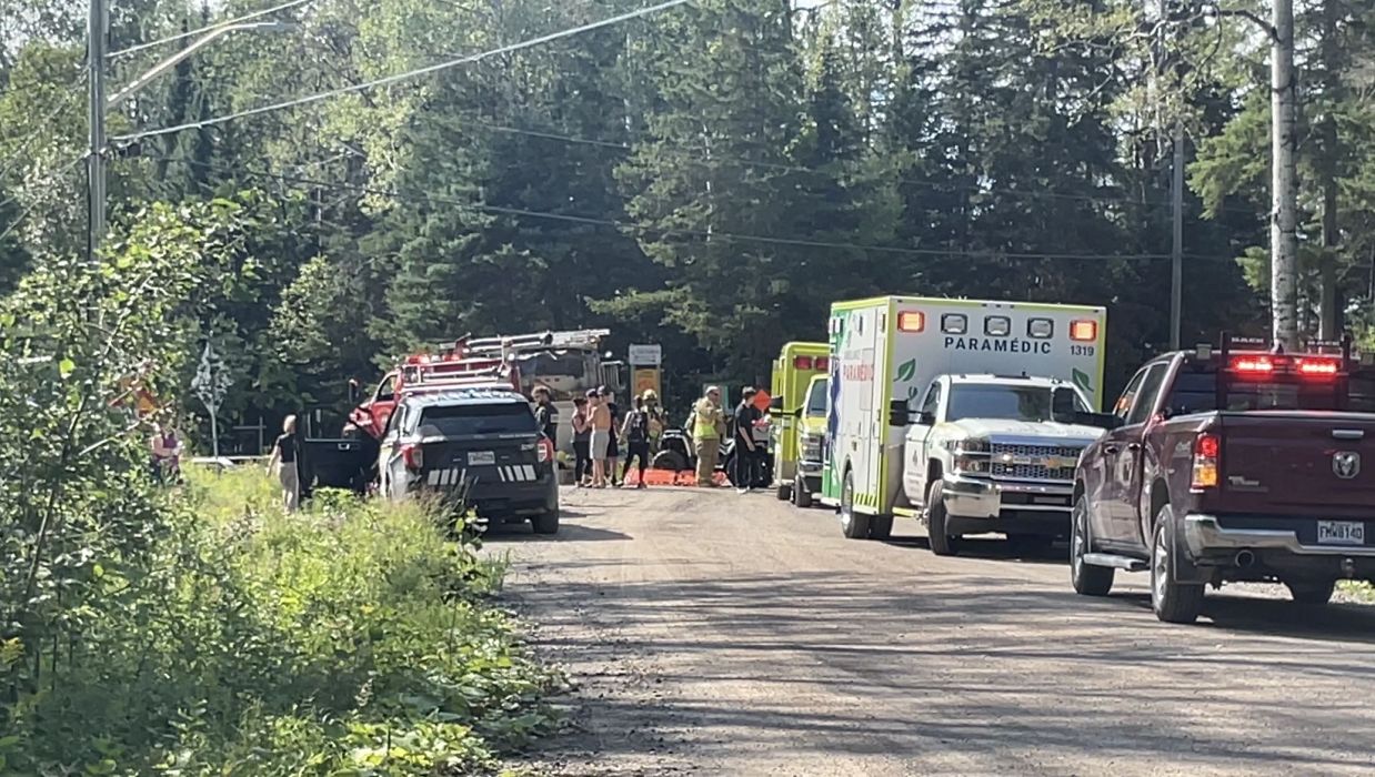 Un accident de VTT fait un blessé à SaintHubertdeRivièreduLoup TVA CIMT CHAU