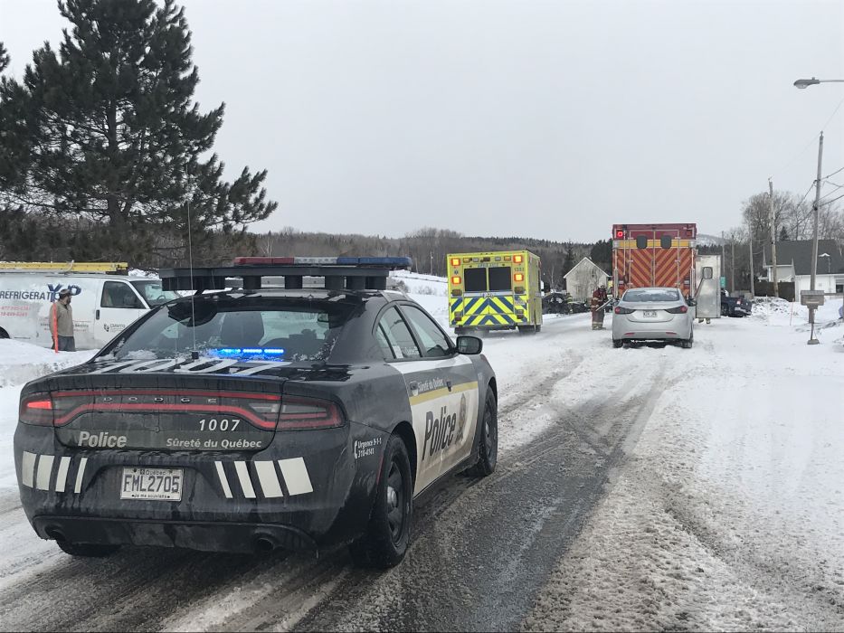 Accident mortel sur la route 232 à TémiscouatasurleLac TVA CIMT CHAU