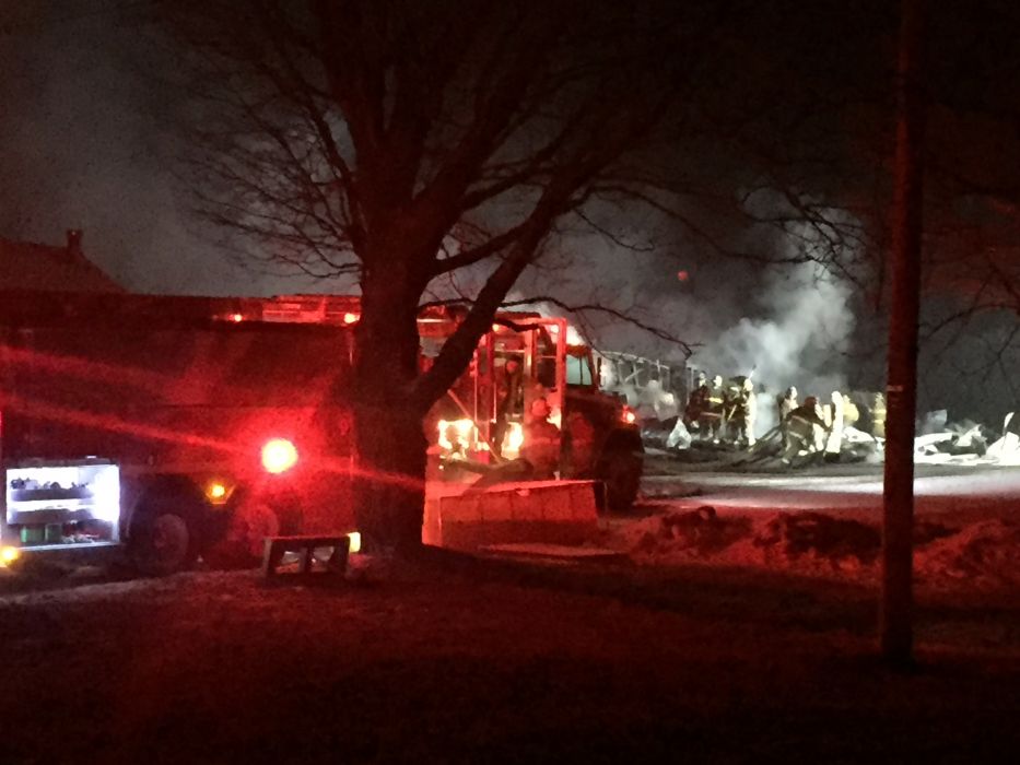Incendie dans un bâtiment agricole à TémiscouatasurleLac TVA CIMT CHAU