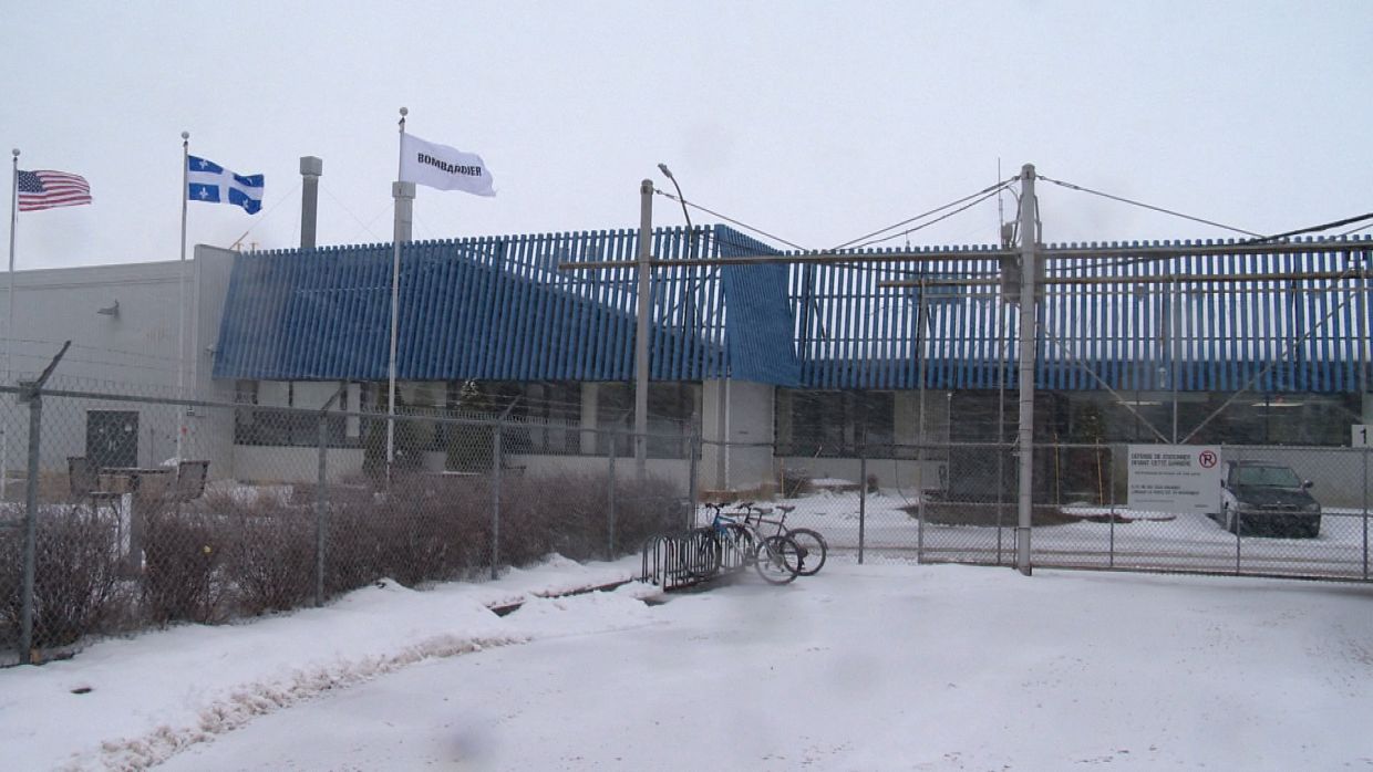 Usine Bombardier La Pocatière hiver