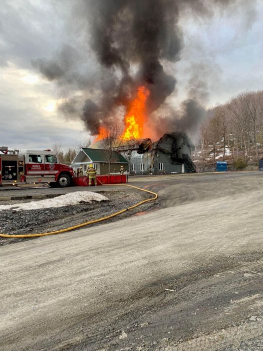 Incendie majeur à l'auberge Ma Cabane