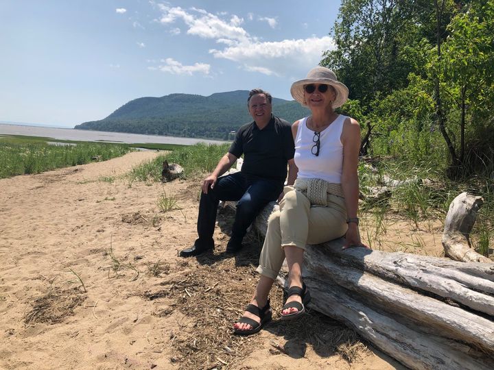 Le premier ministre François Legault dans Charlevoix