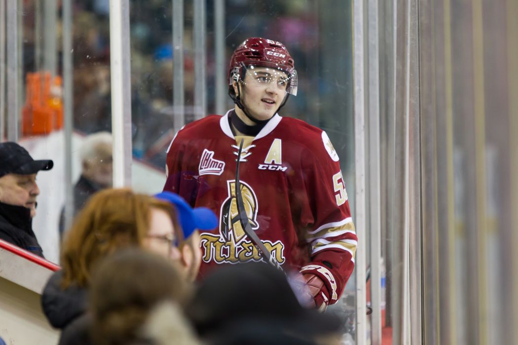 Noah Dobson au camp d'équipe Canada junior TVA CIMT CHAU