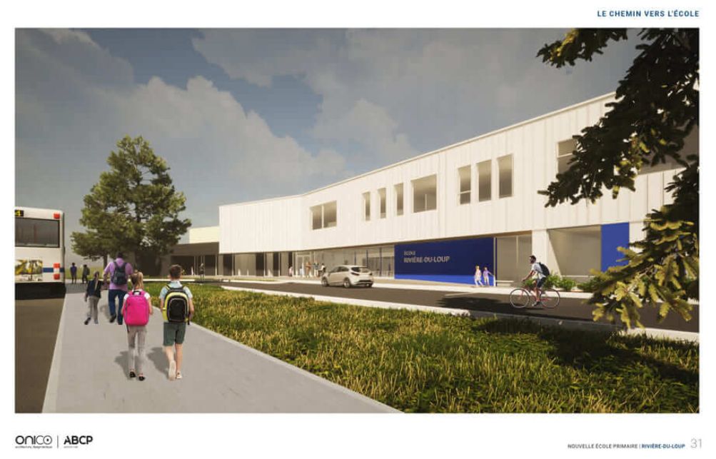 Construction d'une nouvelle école à RivièreduLoup le Centre de