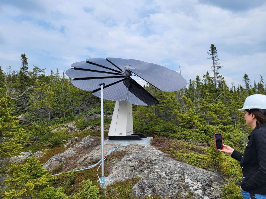 Inauguration de la fleur solaire - Première Nation Wolastoqiyik