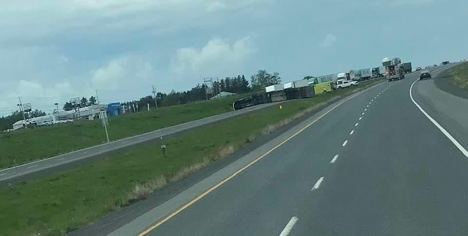 Poids lourd autoroute 85