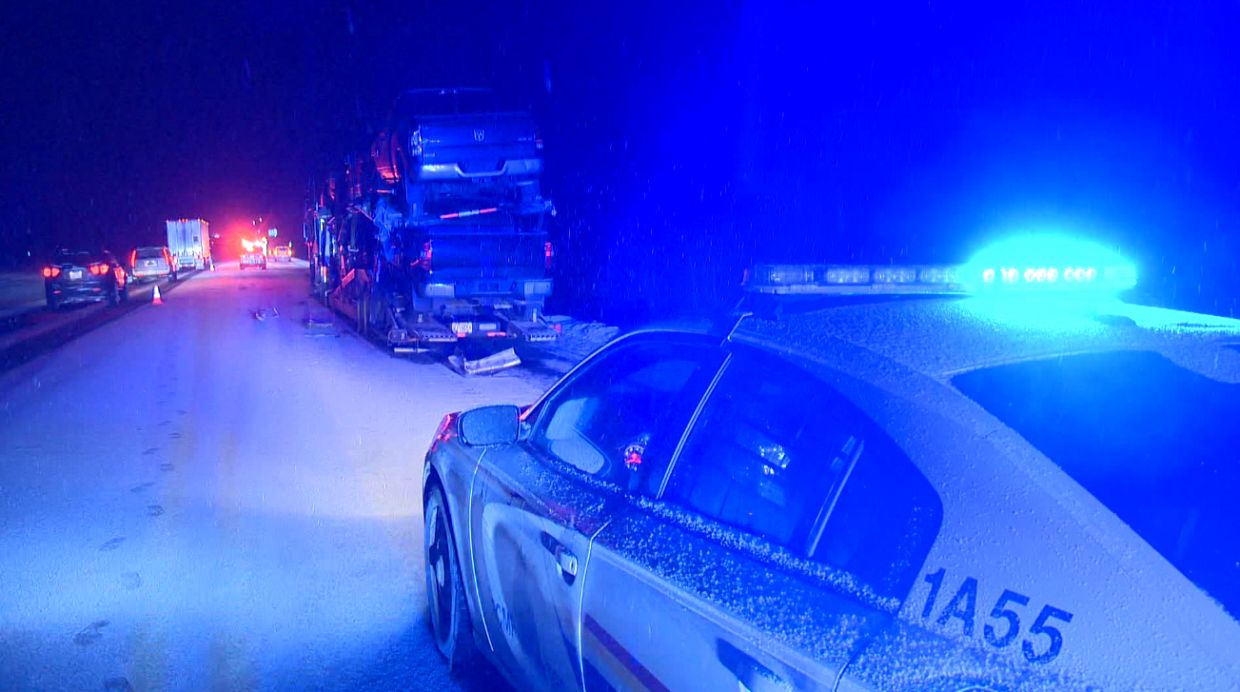 Un camionneur évite le pire sur l'autoroute 2 à SainteAnnede