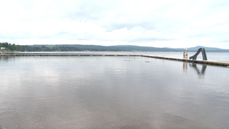 La plage municipale du quartier Cabano endommag TVA CIMT CHAU