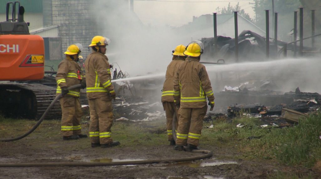 incendie ferme St-Pascal_6 juin 2023 - TVA CIMT CHAU