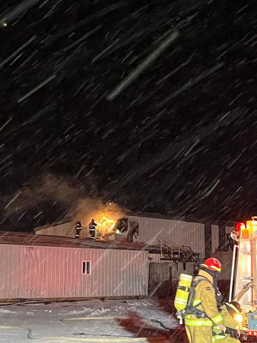 Important incendie à la scierie de SaintElzéardeBonaventure TVA