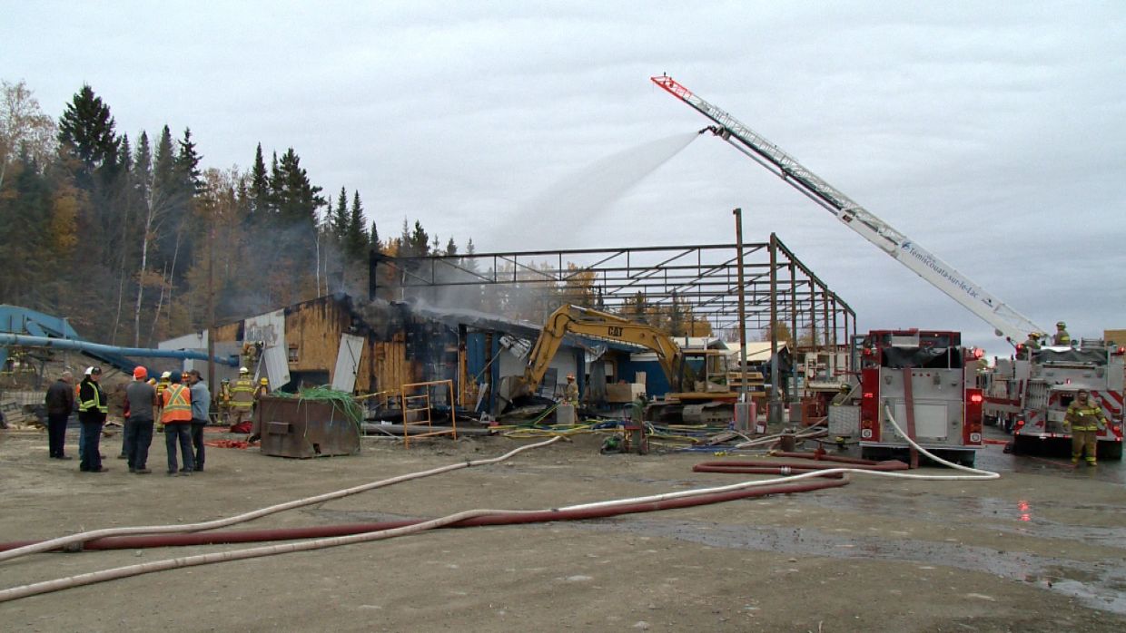 Incendie à TémiscouatasurleLac TVA CIMT CHAU